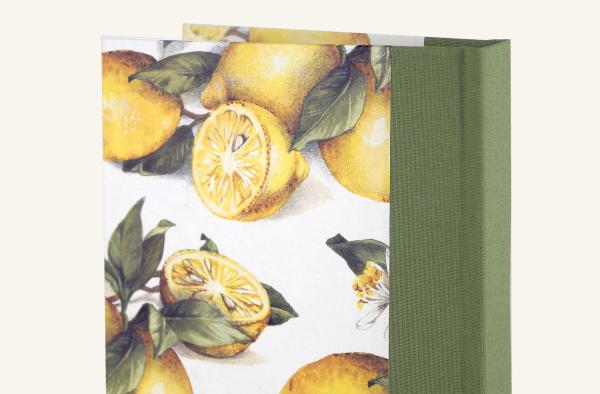 Edles Tagebuch mit hochwertigem Papier "Zitronen"